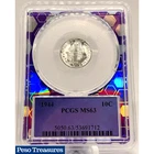 PCGS MS63 1944 Mercury Dime Silver 10C Purple Core Holder