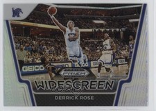 2021-22 Panini Prizm Draft Picks Widescreen Silver Prizm Derrick Rose #16 11th