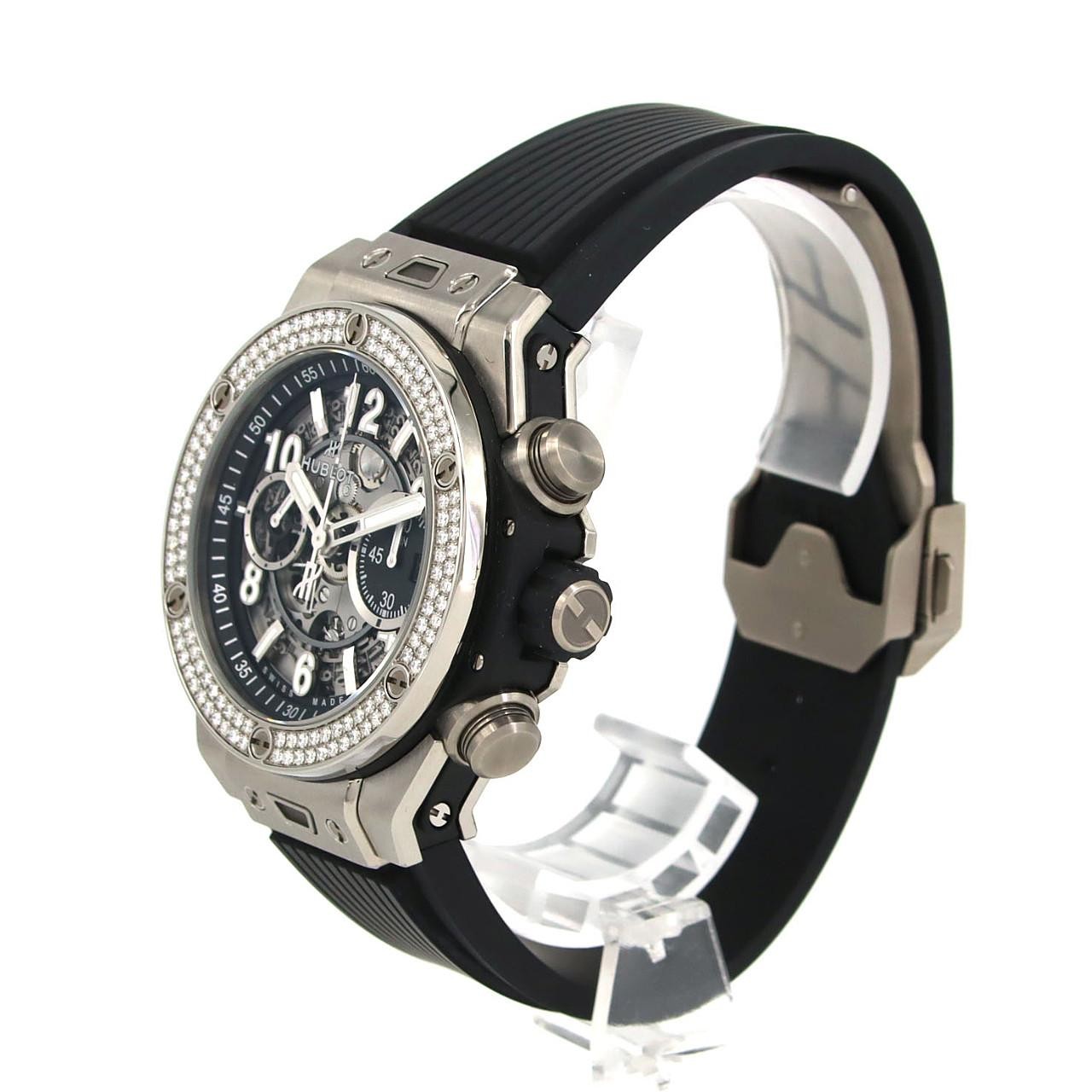 Authentic Hublot Big Bang Unico Titanium Diamond 421.NX.1170.RX.1104 Other M... image 2