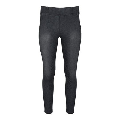 Equine Couture Ladies Denim Full Seat Silicon Tights with Phone Pocket