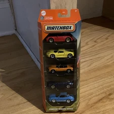 Matchbox NEW For 2025 Porsche Heroes 5 Pack 911 GT3, 918, 914, 911 Targa, Cabrio