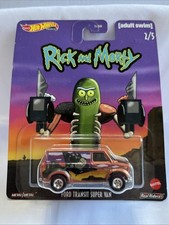Rick and Morty Hot Wheels Ford Transit Super Van 2/5 Real Riders Pop Culture 
