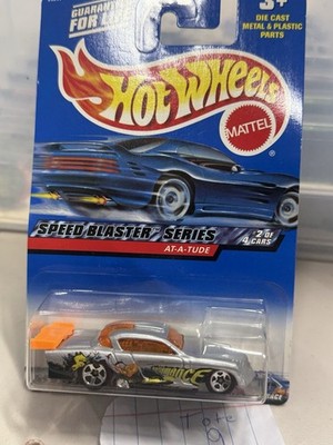 2000 HOT WHEELS  At-A-Tude 2/4 Silver Speed Blaster, #038