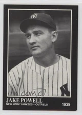 1991 The Sporting News Conlon Collection No MLB Logo on Back Jake Powell #83