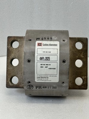 Cutler Hammer Eaton 4NPL-2825 Amp Fuse 480VAC MAX kV