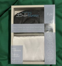 Bella Russo Satin Pillowcase & Sleep Mask 4 p...
