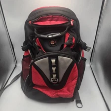 Swiss Gear Maxxum  Red &Black Laptop Travel Back Pack in Great Condition