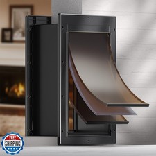 PETCOMING Durable Plastic 3-Flap Wall Dog Door, Extreme Weather L