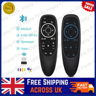 G10S Pro BT Sprachfernbedienung 2.4G + Bluetooth Wireless Air Mouse Android TV