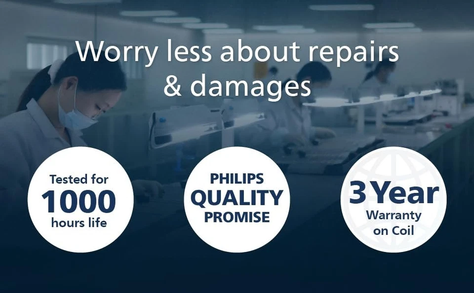 Philips HD4934/00 1300W Placa de inducción Triple MOV para protección contra sobretensiones de 4kW Foto 3 de 4