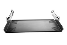 Universal Flat Sliding Shelf for 1U Rack Space Easy Installation