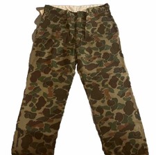 VTG Frog Camouflage Pants Deer Duck Bear Hunter Hunting Outfitter 42x32 42