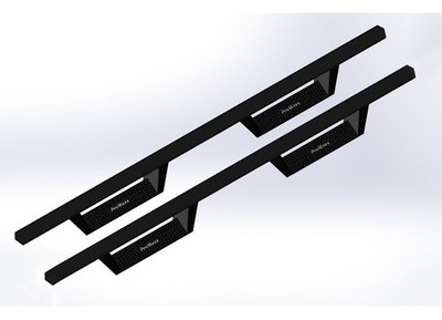 For 2014-2018 Silverado/Sierra 1500 Extended/Double Cab Drop Step Bars ProMaxx