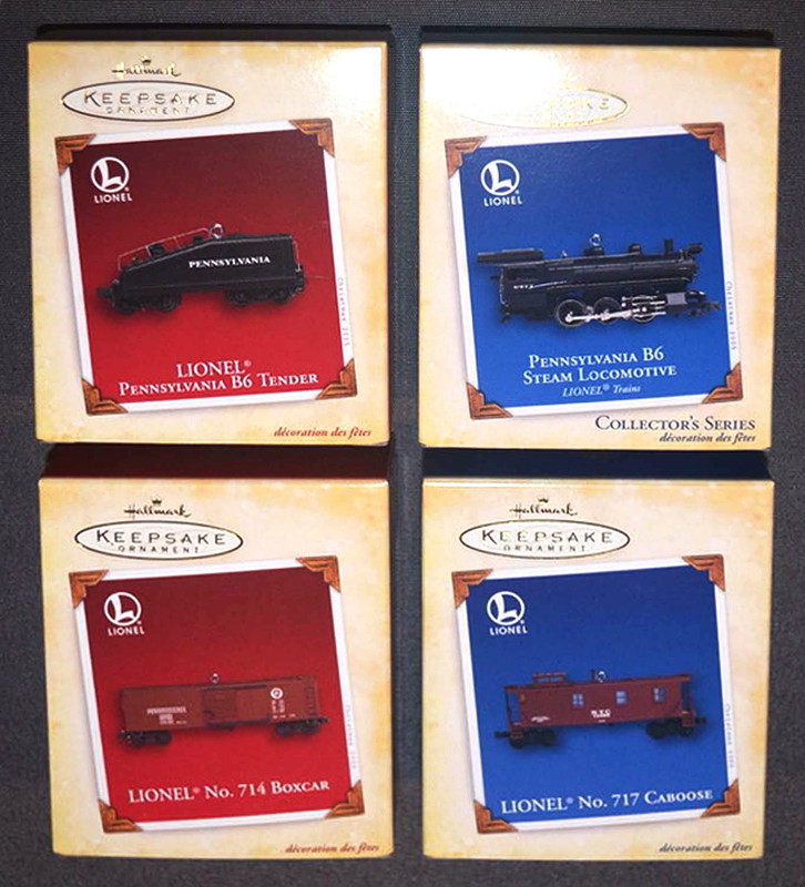 2005 Hallmark Keepsake Ornaments - Lionel Collection - Pennsylvania B6 Loco Set