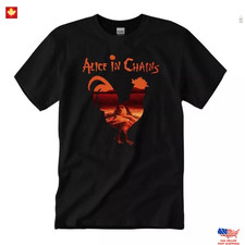 New Apparel Alice In Chains Dirt Rooster 90's Rock Band T-shirt Tee Adult Unisex