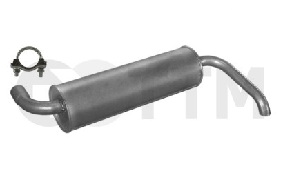 Silencieux arrière ZUK S21 2.1 1990 réduction sonore maximale en acier aluminisé