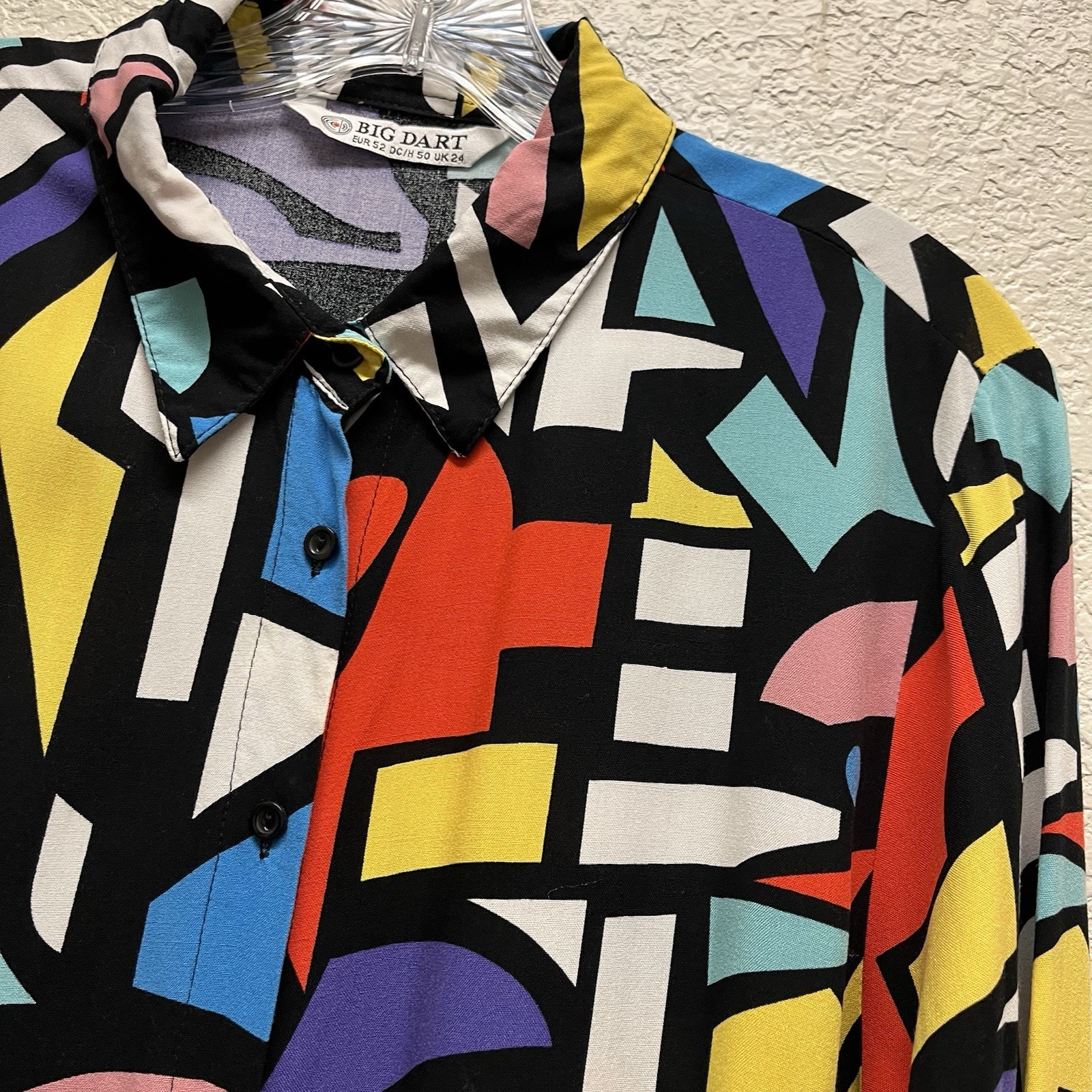 Big Dart Retro 90s 80s Abstract Geometric Print B… - image 5