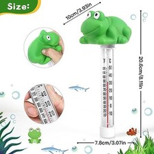 Termometro per piscina galleggiante per rana, vasca per pesci, laghetto da