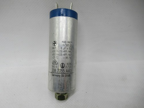 Kondensator Trockner Siemens MAB MKP , MKP 8uF , nr 3087055AA1
