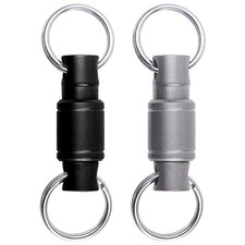 Reversible Keychain Detachable Titaniums Carabiner Swivels for Daily Essential