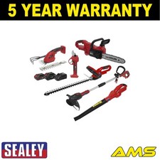Sealey 6 x SV20 Series Cordless Power Tool Gardening 20V Kit 2 Batteries