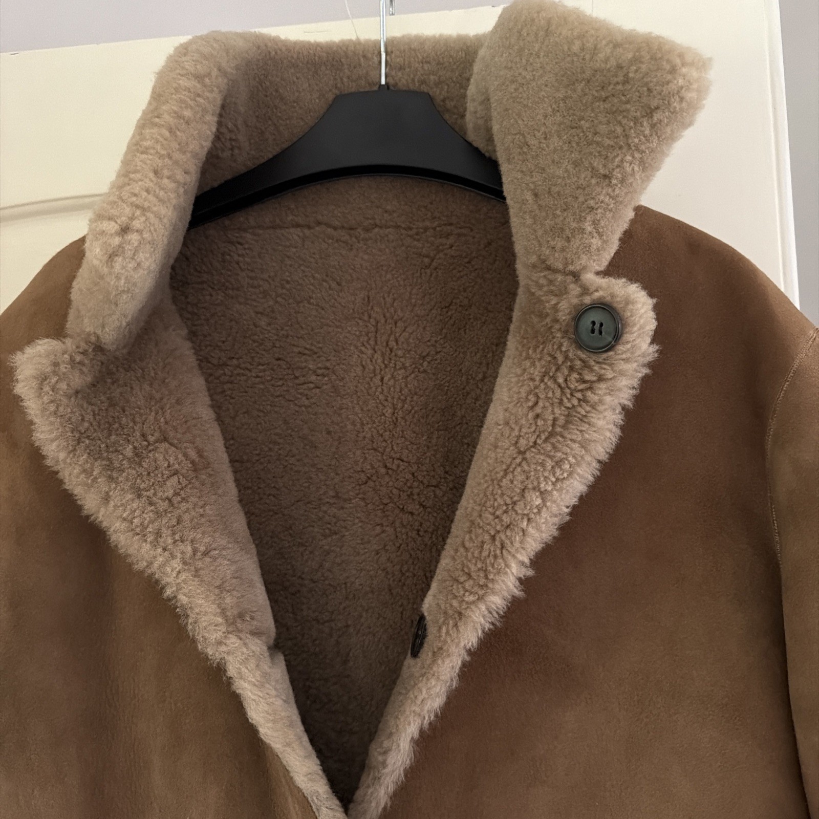 All Saints Serra Stealing  Reversible Coat Size M Rrp £1299 Very Good Condition image 3