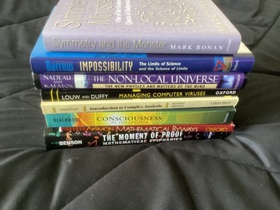 Oxford Lot of 8 Books, Mathematics, Viruses, Philosophy