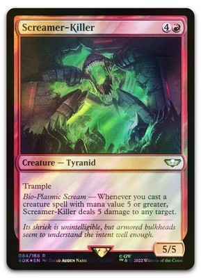Screamer-Killer (Surge Foil) #84 (NM) Warhammer 40,000 40K Magic MTG
