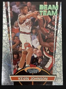 1992-93 Topps Stadium Club - Beam Team Kevin Johnson #12 Members Only