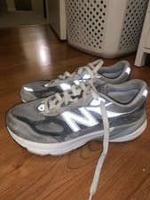 New Balance 990v6 Castlerock Gray Suede Mesh Sneaker M990GL6 Made in USA Men