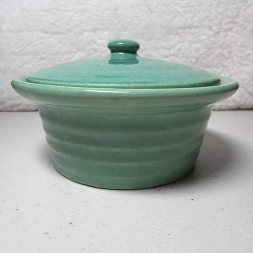 New ListingVintage Bauer Ringware Individual Casserole with Lid