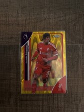 Topps Premier League 2026 Jeremie Frimpong Liverpool Yellow Ray Wave / 275