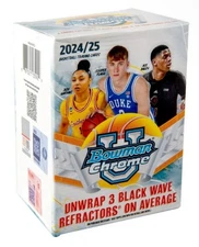 2024-25 BOWMAN CHROME U BASKETBALL BLASTER BOX / NEW - FACTORY SEALED