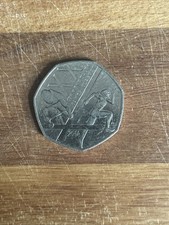 2014 The Glasgow 2014 Commonwealth Games 50P Fifty Pence Coin Circulated
