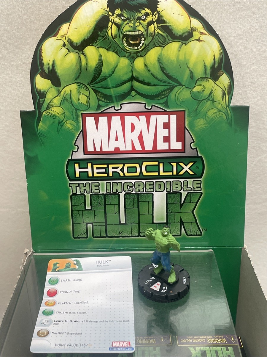 Marvel Heroclix The Incredible Hulk Booster Packs Complete Set