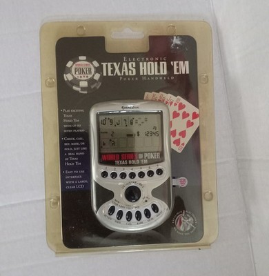 Excalibur Texas Hold Em Poker Handheld World Series RADIOSHACK Electronic Game