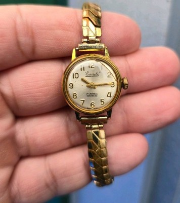 Beautiful Vintage Everite 17 Jewels Ladies Mechanical Watch - UNTESTED 