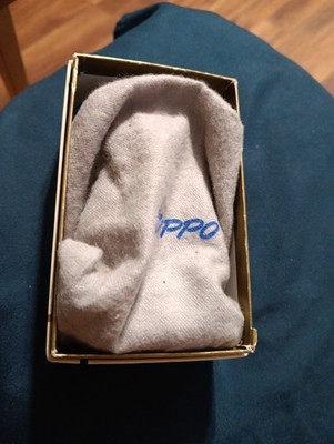 1950's Zippo Barcroft Vintage Table Lighter In Original Box Usasa Tc&s