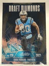 2025 ABSOLUTE CHUBA HUBBARD DRAFT DIAMONDS FOOTBALL CARD PANTHERS NFL panini