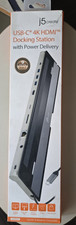 j5create 3 USB Ports Docking Station JCD533 USB-C 4K HDMI With Power Delivery