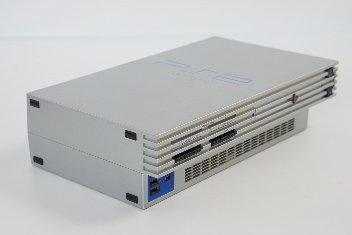PS2 SILVER Console SCPH-39000 S Tested System Japan
