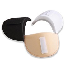 SZMUHLNY 3 Pairs Shoulder Pads for 15  9  1.5 cm, 3pack/Black,White,Skin