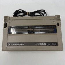 Commodore MPS-803 Printer POWERS ON SOLD AS I...