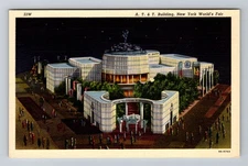 New York City NY, AT&T Bell Telephone Building World’s Fair Vintage Postcard