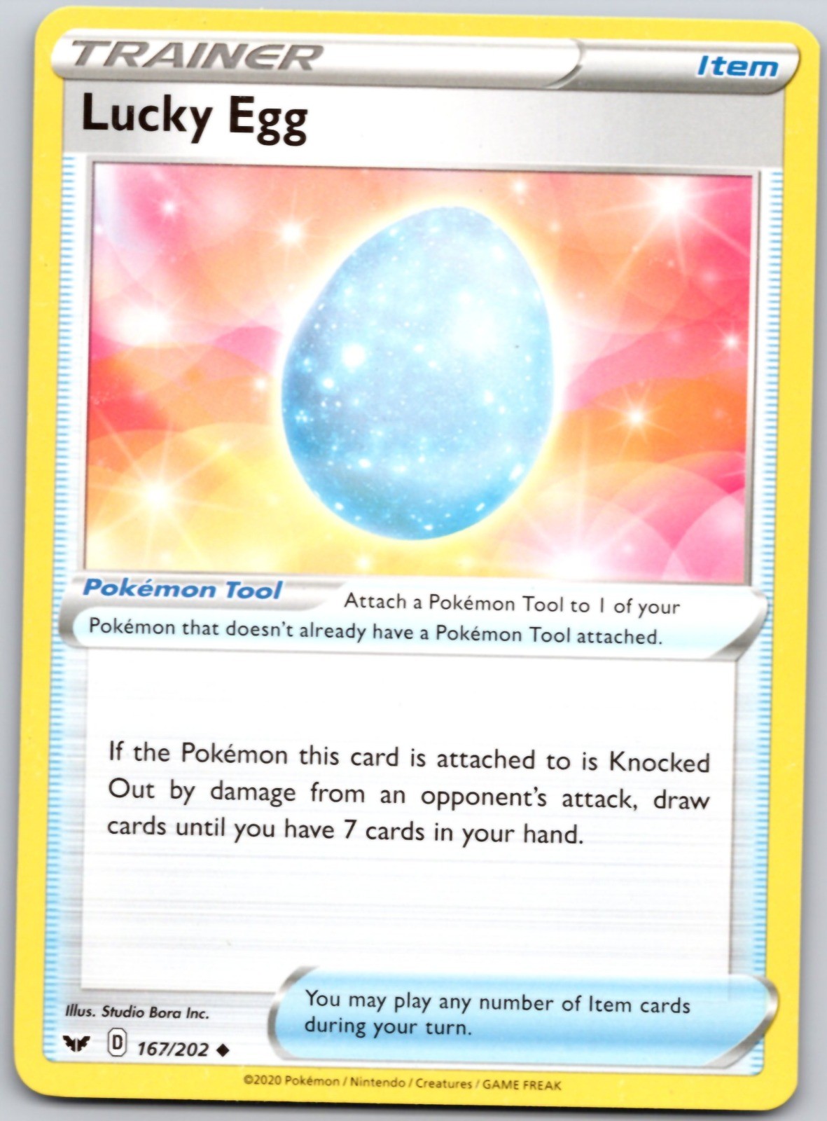 Lucky Egg SWSH01: Sword & Shield Base Set 167/202