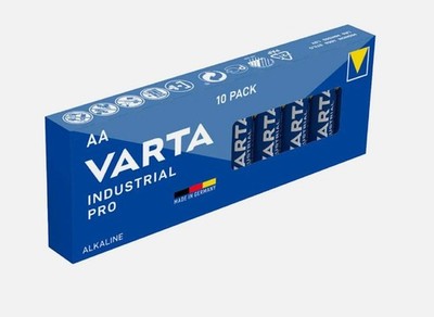 10 x 10 er Pack Varta Industrial Pro AAA Batterie MHD 2035 Neu 100 Stück