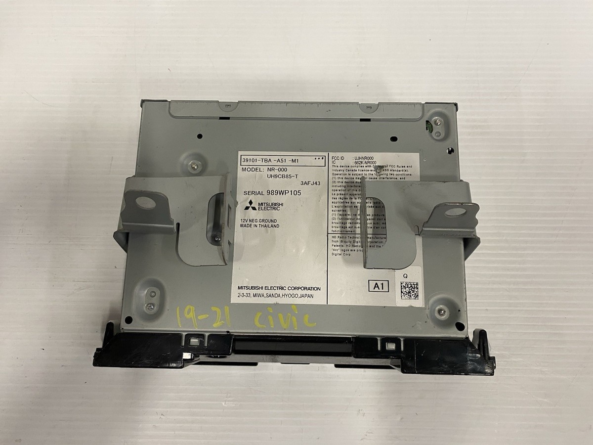 【tページ】 2019-2021 HONDA CIVIC AUDIO RADIO RECEIVER HEAD UNIT OEM 39101-TBA