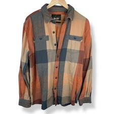 Howler Bros Mens Large Plaid Flannel Shirt Workwear Outdoors Rugged Gorpcore