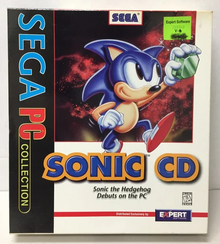 NEW sealed SONIC CD Sega PC Collection CD-ROM Hedgehog WINDOWS 97 - BIG BOX