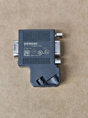 Siemens SIMATIC DP PROFIBUS Bus Connector Plug 6ES7972-0BB61-0XA0 Germany Used